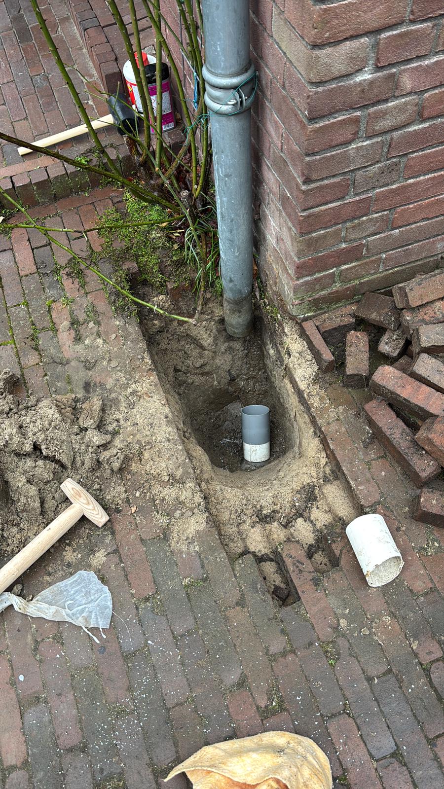 Hemelwaterafvoer (HWA) project 1 in Utrecht