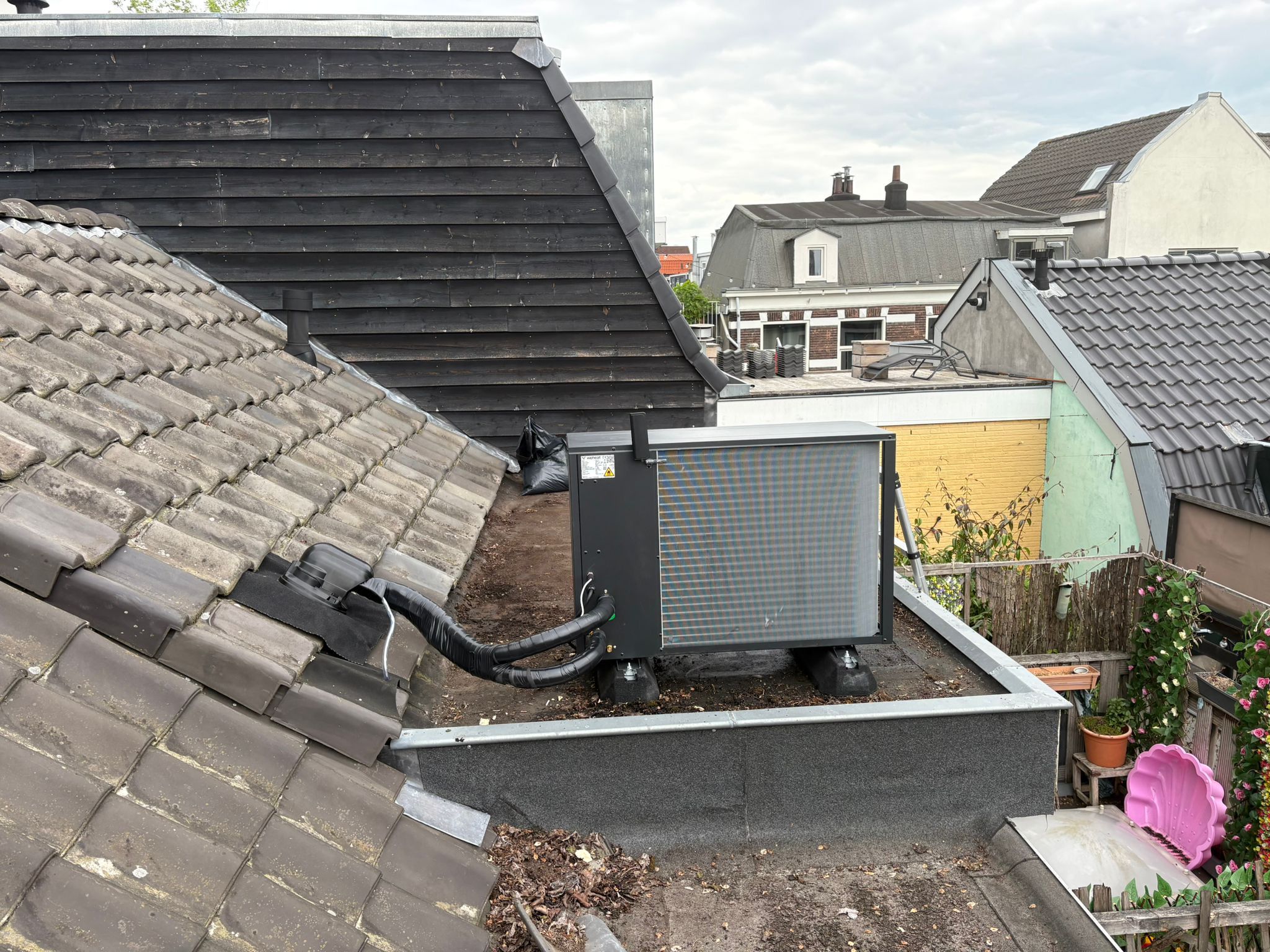 Warmtepomp installatie project 1 in Utrecht