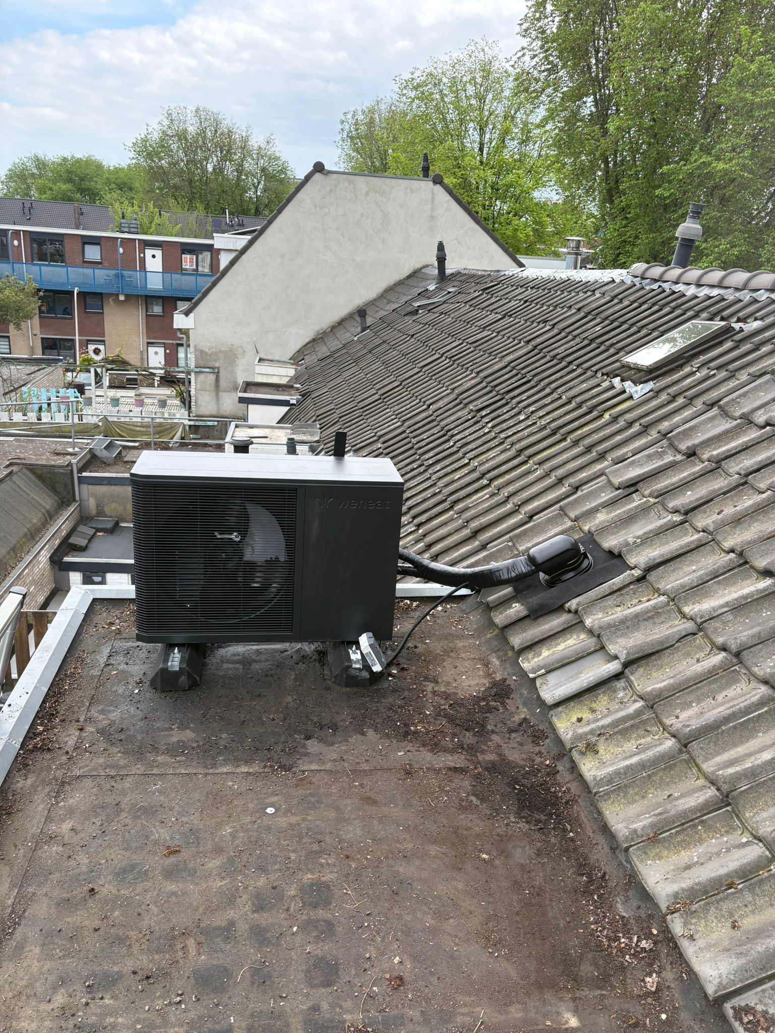 Warmtepomp installatie project 3 in Utrecht